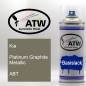 Preview: Kia, Platinum Graphite Metallic, ABT: 400ml Sprühdose, von ATW Autoteile West.